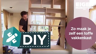 Zo maak je zelf een toffe vakkenkast  DIY  Eigen Huis amp Tuin [upl. by Bay182]