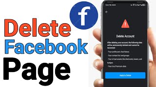 How To Delete Facebook Page  Facebook Page Delete Kaysee Karee [upl. by Halley]