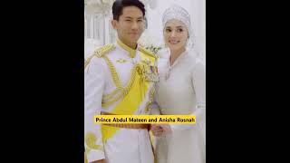 Happy Royal Couple Prince Abdul Mateen and Anisha Rosnah  Best Moments of the Lovely Couple [upl. by Ahtiekal]