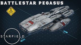 Starfield Battlestar Pegasus Tutorial No Mods [upl. by Atnomed]