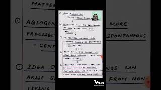 THEORY OF ABIOGENESIS OR SPONTANEOUS GENERATION UPSC IASIFSUGPG [upl. by Norrv]