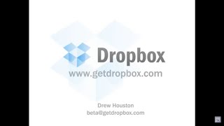 Dropbox first video  demo  abridged and commented [upl. by Nanda]