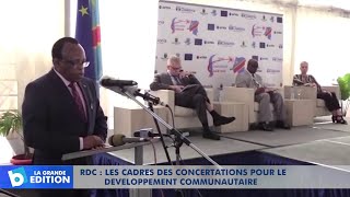 RDC Les cadres de concertation pour le développement communautaire [upl. by Shurwood]