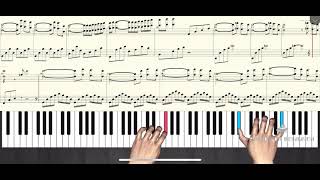 Lettre A Ma Mere  piano tutorial  给母亲的信  钢琴教学50 speed [upl. by Mcgurn]