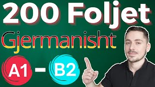 200 FOLJE  FJALOR A1 B2 gjermanisht me audio dhe perkthim ne shqip [upl. by Soisinoid]