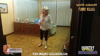 Funny Kisses Line dance [upl. by Dogs]