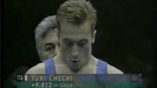 Il primo capolavoro di Jury Chechi Atlanta 1996 la perfezione [upl. by Aikkan]