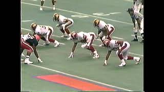 RU vs SU 1990  Elnardo Webster QB Hit [upl. by Sukey]