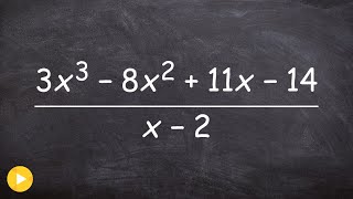 Synthetic division learn how to divide [upl. by Ecnar568]