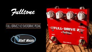 Fulltone Full Drive2 V2 Overdrive Pedal HowTo [upl. by Aihsined]