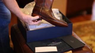 Lucchese Classics  Wilson Caiman Handmade Boots  Unboxing [upl. by Atiuqihc]