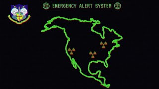 Emergency Alert System  Nuclear Attack Warning EAS [upl. by Akerdna]