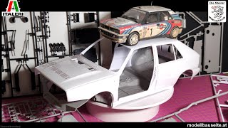 Lancia Delta HF Integrale 16V Italeri 112 Bausatzbesprechung Unboxing [upl. by Nitsrik]