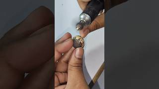 Gold ring kating hand machine goldjewellery viralvideo golddesgin jewellery jewellerymaking [upl. by Gomer]