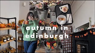 autumn in edinburgh decorating the flat bookshops amp sweet treats 🍂🧣 [upl. by Chastity]