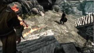 Skyrim  Conjure Flame Atronach  Apprentice Conjuration Magic Spell [upl. by Cherice]