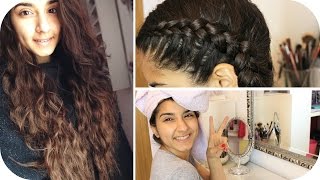 LOCKEN über Nacht  Heatless Curls  Sanny Kaur [upl. by Waltner651]