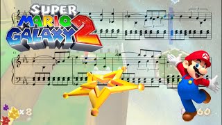 Super Mario Galaxy 2  Sky Station Galaxy Sheet Music [upl. by Esilahc114]