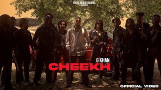 Cheekh  G khan  Video Song  ft Hobby Dhaliwal  Fresh Media Records [upl. by Yemane701]