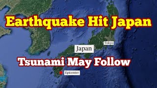 Earthquake in Japan 71 Magnitude In Pacufic Coast Plate Tectonic Subduction Accretionary Wedge [upl. by Kawasaki]