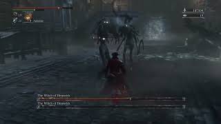 Bloodborne  The Witch Of Hemwick boss fight [upl. by Notgnihsaw]