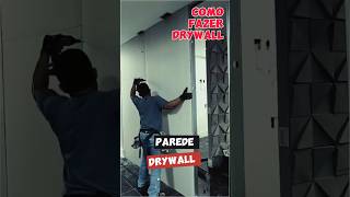 Como fazer parede Drywall  Drywall Drywall [upl. by Ahsenhoj681]