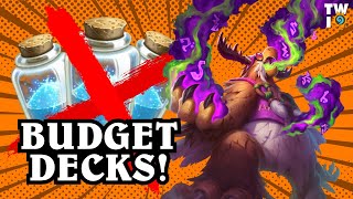 THREE Strong Budget Hearthstone Decks for Beginners [upl. by Lewls]