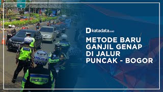 Metode Baru Ganjil Genap di Jalur Puncak  Bogor  Katadata Indonesia [upl. by Suired682]