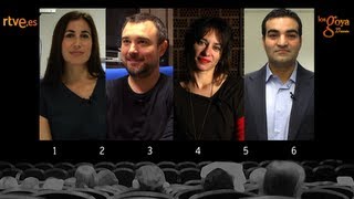 Entrevista interactiva a los nominados a mejor cortometraje de ficción Goya 2013 Pregunta 5 [upl. by Siuqcram]