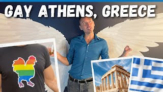 Gay Athens Greece Gazi Neighborhood Acropolis and Dinner in the Sky  Out N Out E09 [upl. by Yretsym]