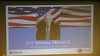 Hall of Heroes inducts 1st Lt Norman Marozick [upl. by Wojak]