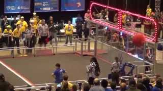 FRC 2014 Championship Curie Div Final Match 1 FIRST Robotics CMP [upl. by Frame]