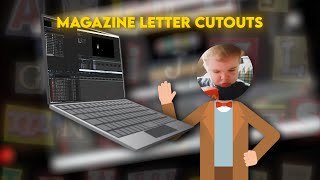 MAGAZINE LETTER CUTOUTS  Adobe After Effects Tutorial [upl. by Ydaf]