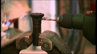 How to drill hard steel easily a better way [upl. by Eneluj]