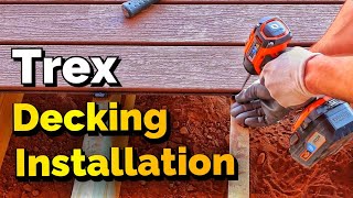 How To Install Trex Composite Decking [upl. by Ahcatan706]