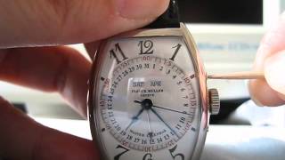 Franck Muller Master Calendar 18K White Gold Automatic Ref5850MC Function Testing [upl. by Acinorev754]