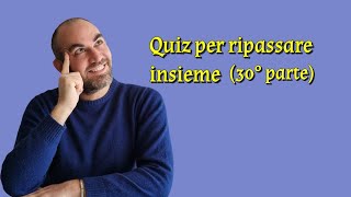 Quiz 30 per il ripasso concorso docenti ter tfa scuola pedagogia psicologia [upl. by Odrahcir]