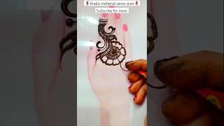 Easy arabic mehendi designs l arabicmehndi mehndi bridalmehndi youtubeshorts shortsfeed viral [upl. by Peddada625]