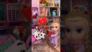 Elsa and Anna Back to School Shopping at Mini Store shorts [upl. by Elbertina]