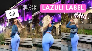 LAZULI LABEL LEGGINGS TRY ON HAUL AND REVIEW [upl. by Naitsirhc755]