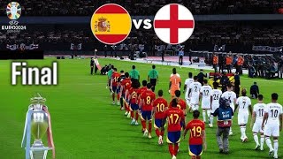 Euro Cup final  Spain vs England Euro Cup 2024 final match highlights [upl. by Silda]