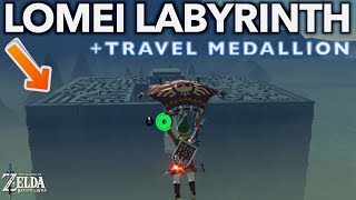 EASILY Beat Lomei Labyrinth amp Get Barbarian Helm  Travel Medallion in Breath of the Wild [upl. by Eyks]