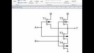 CMOS NAND gate how its made and truth tables [upl. by Othello]