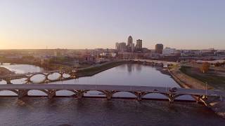 Des Moines Sunset Downtown [upl. by Arquit117]