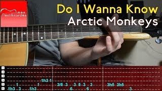 Como tocar DO I WANNA KNOW de ARCTIC MONKEYS en Guitarra Acústica [upl. by Anitsahs188]