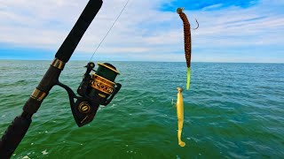 Fishing 20 Miles OFFSHORE With INSHORE Tackle When I Caught This How To Tips and Techniques [upl. by Aerdnad]