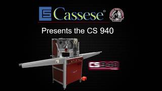 CASSESE  CS 940 MANUAL DOUBLE MITRE SAW [upl. by Cyrilla]