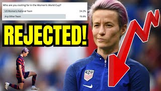 PROUD AMERICANS REJECT Megan Rapinoe amp Woke USWNT in Poll For The WORLD CUP [upl. by Annig]