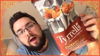 Tyrrells Swanky Veg Golden Crisps Review [upl. by Ainaled149]