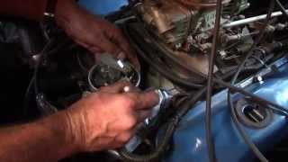 Pertronix FlameThrower Distributor Coil and Wires Installation on a 1968 Galaxie 500 [upl. by Derick]